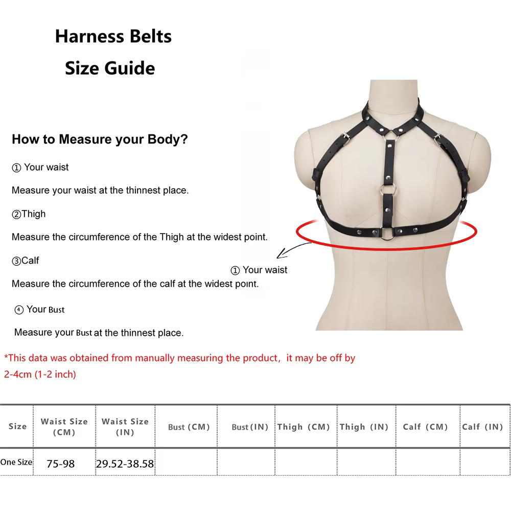 Ceinture de poitrine en cuir pour femmes, Style de rue, harnais de poitrine, bretelles, décoration P