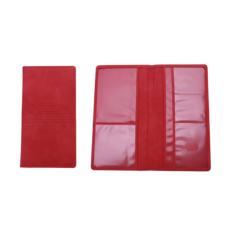 Porte-cartes pour hommes, portefeuille porte-cartes d'assurance pour voiture, planificateur de véhic