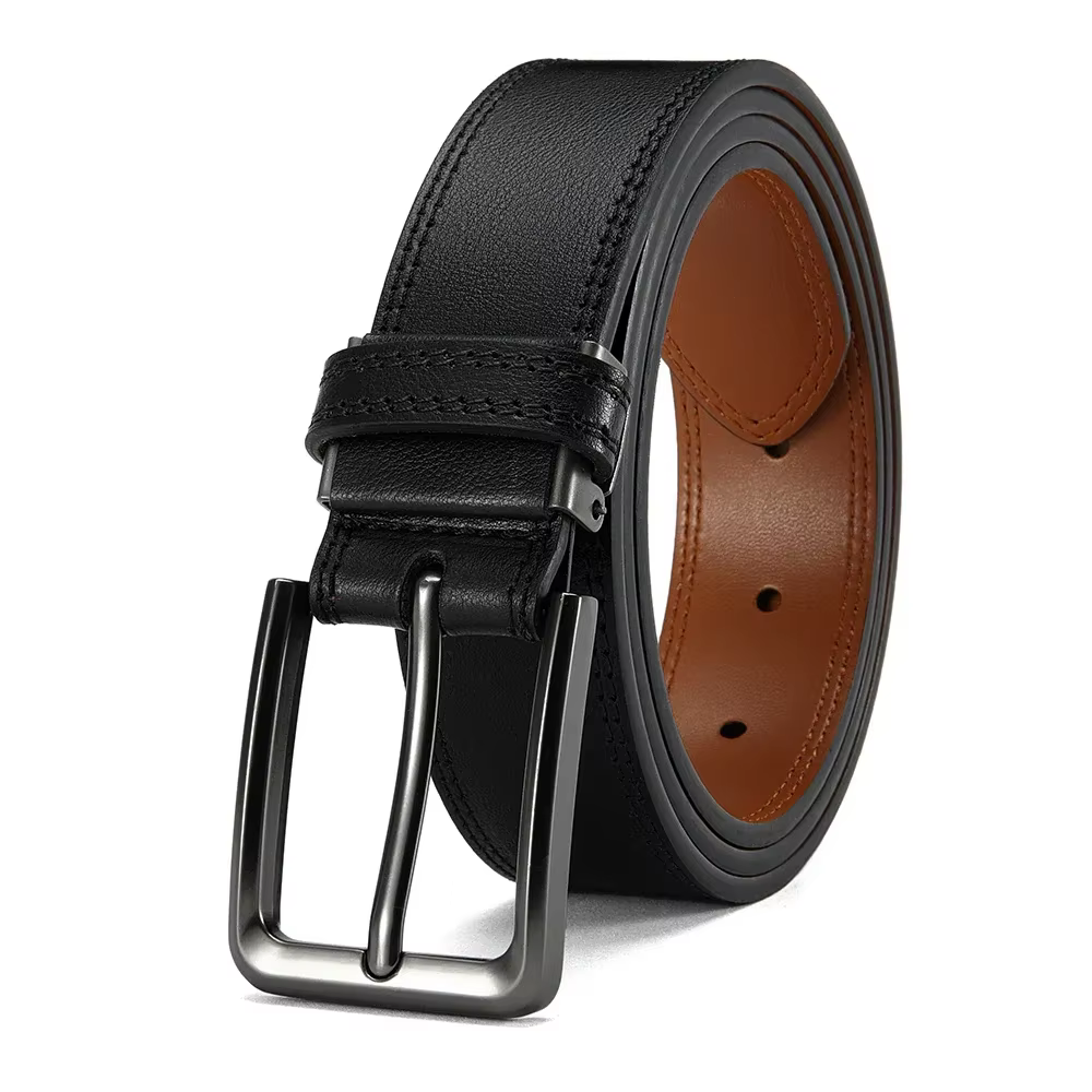 DOOPAI hommes ceinture en cuir PU mode boucle automatique ceinture pour les affaires populaires haut