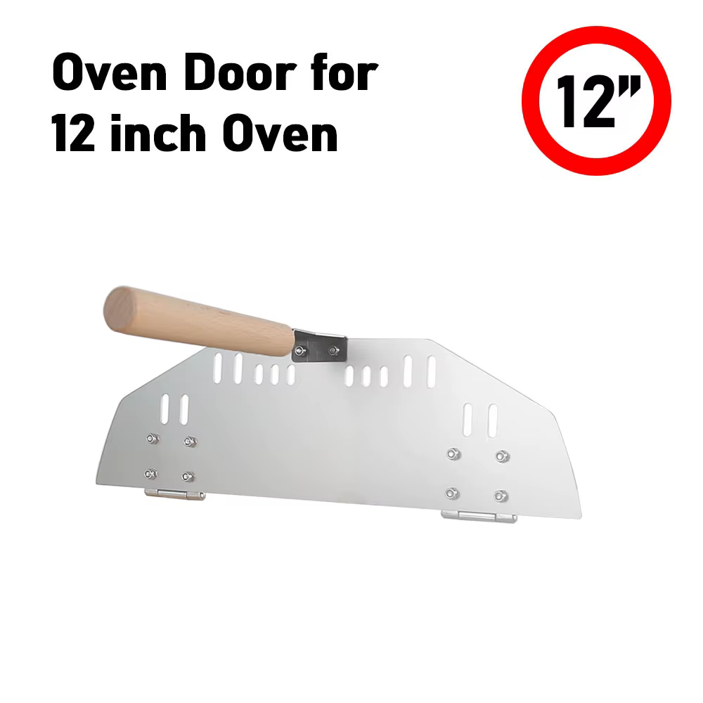 Porte de four à pizza en acier inoxydable de 16/12 pouces, parfaitement dimensionnée pour OONI Koda