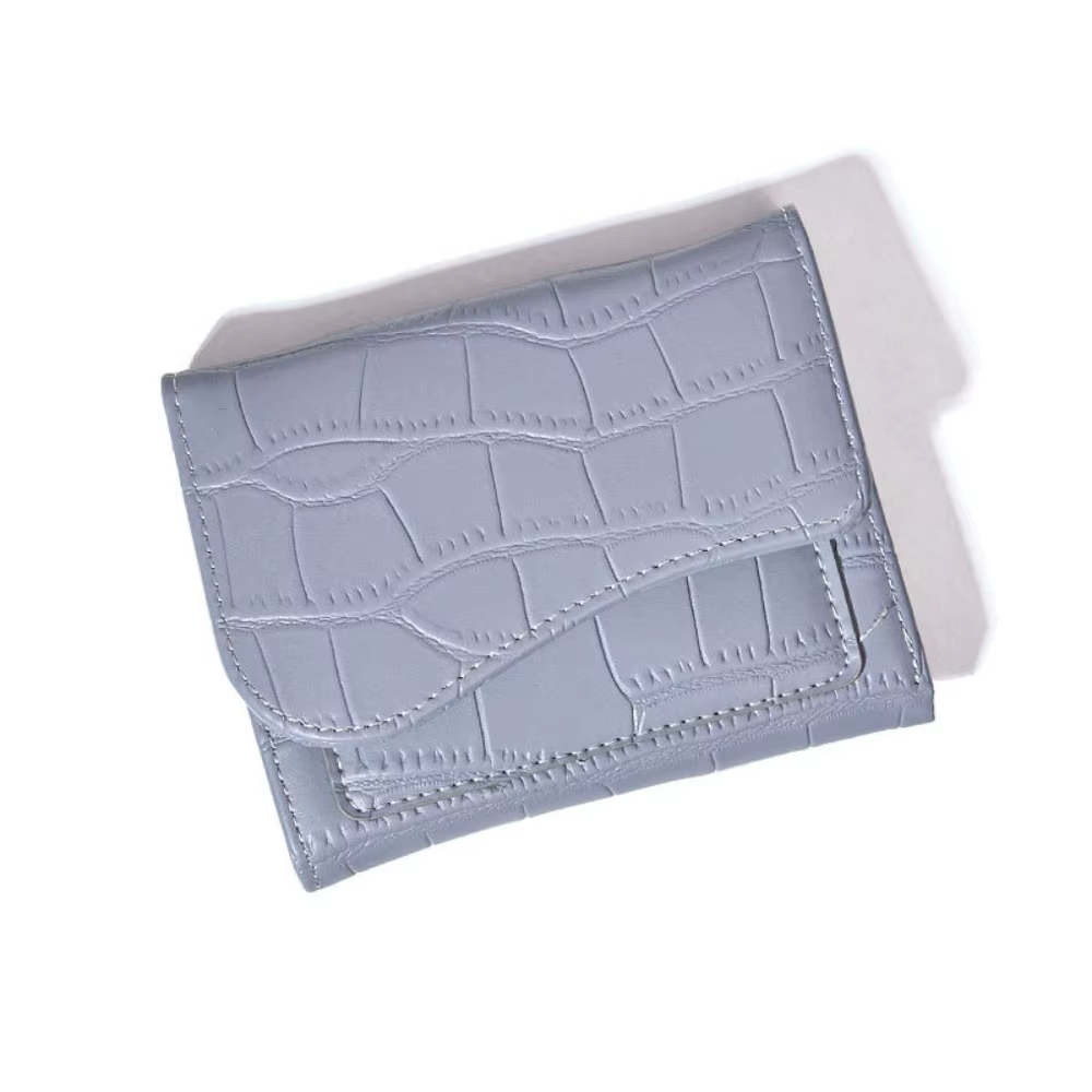 Mini portefeuille en cuir PU pour femme, sac à main court pour étudiant, solide, léger, mode, plusie