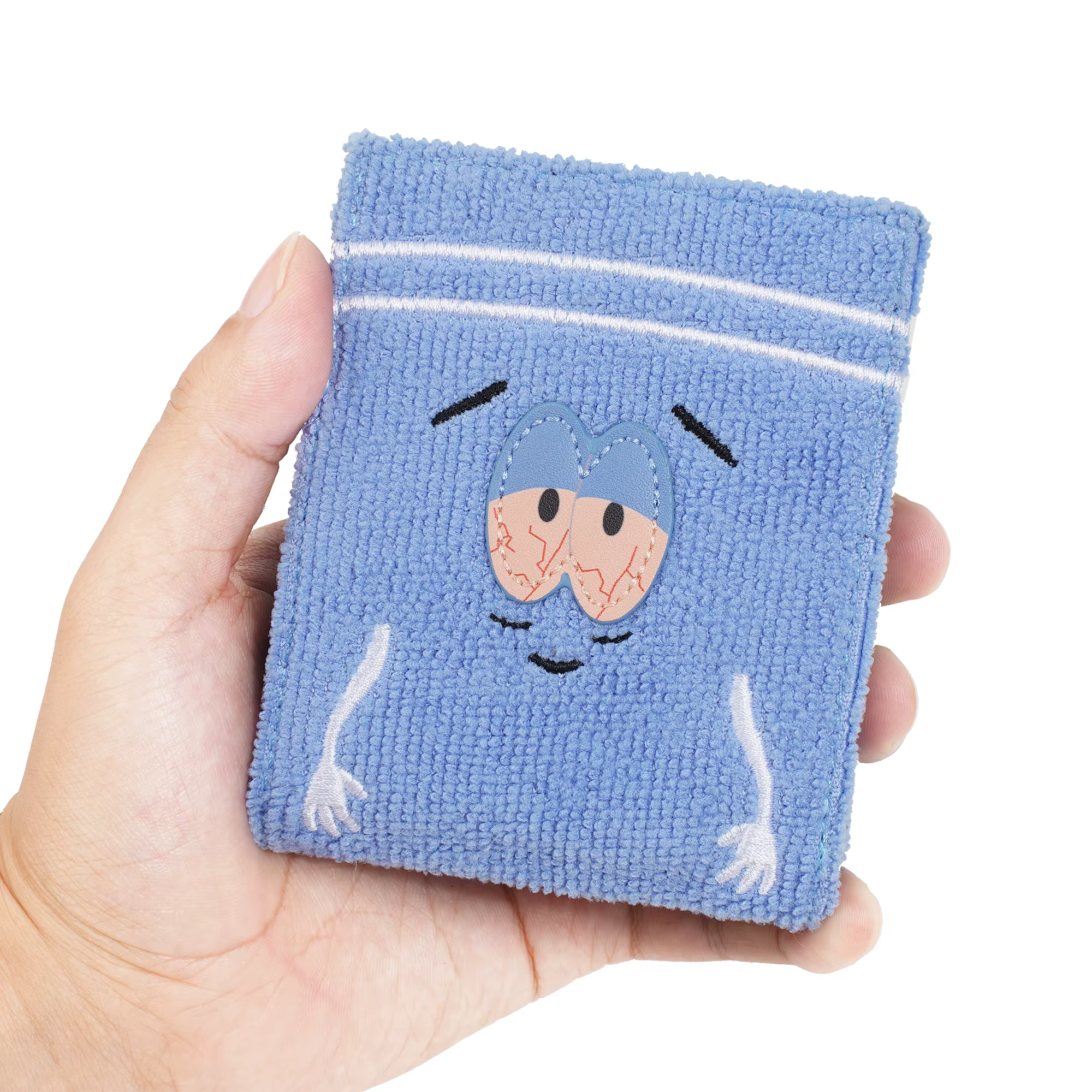 Portefeuille en peluche de dessin animé pour femmes, surface douce et moelleuse avec fermeture éclai