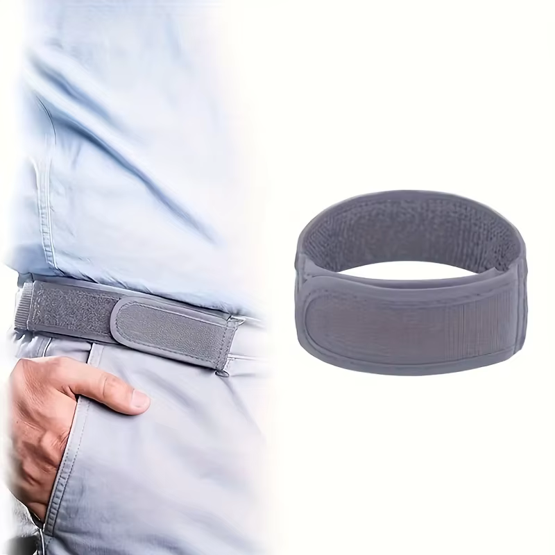 Ceinture élastique unisexe sans boucle, avec ceinture élastique invisible réglable, pour un usage dé