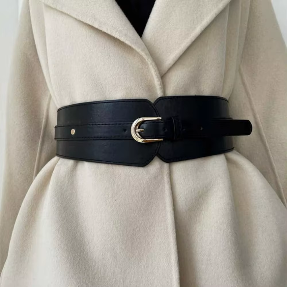 Ceintures en cuir pour femmes de haute qualité réglable en cuir Pu longue ceinture femme Vintage tai