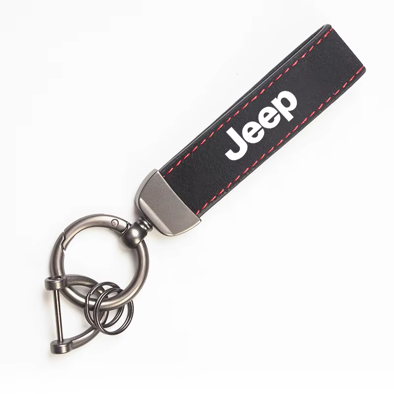 Porte-clés de voiture en daim et alliage de zinc, porte-clés, accessoires pour Jeep Grand TraffWrang