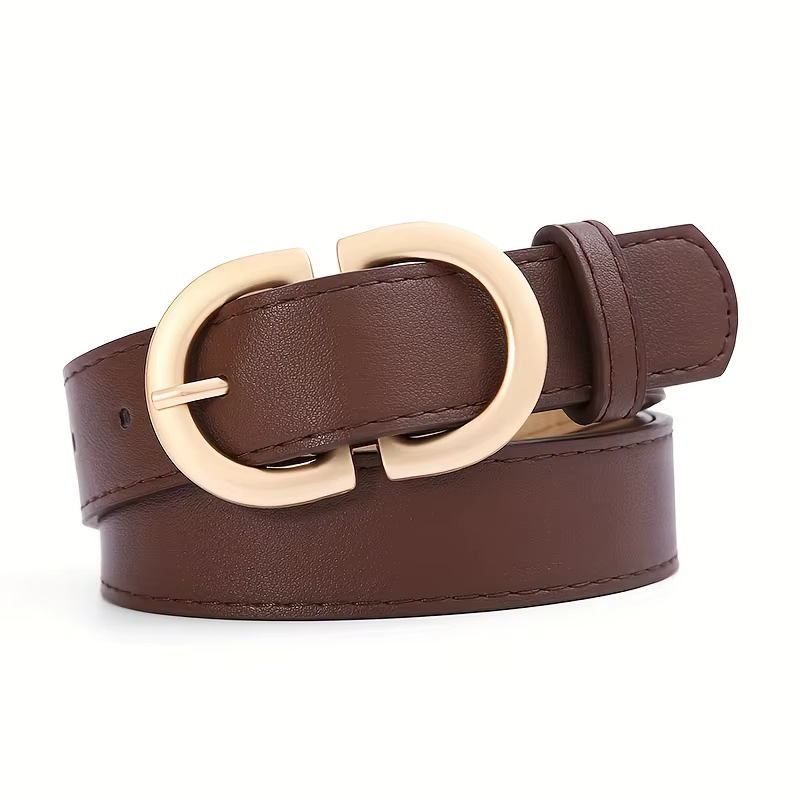Nouvelle ceinture pour femmes, ceinture pour pantalons en Denim, ceinture polyvalente et Simple Vers
