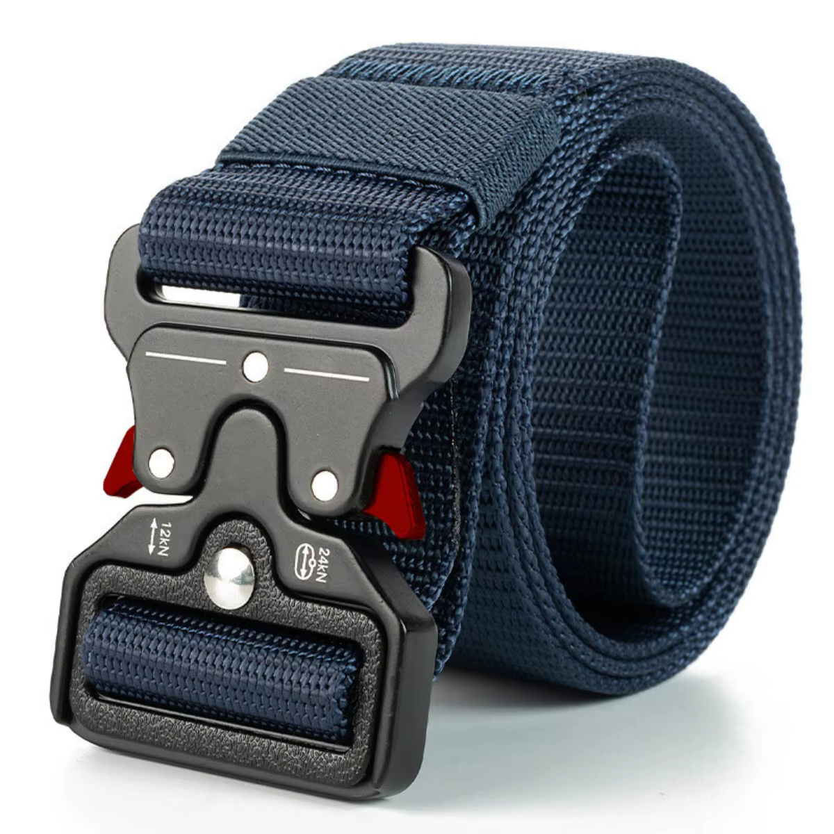 Ceinture tactique à boucle en plastique pour hommes, oreilles rouges, ventilateur militaire multifon