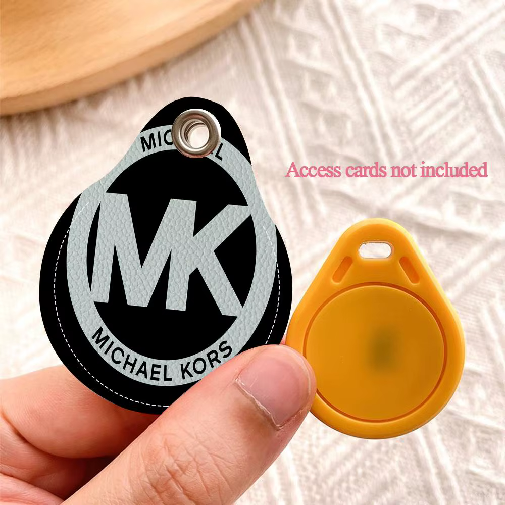 M-Michaels-Fashion-Kors 1 porte-cartes en cuir avec porte-clés en forme de goutte d'eau, accessoires