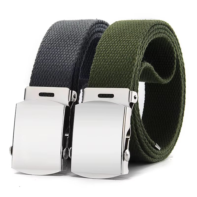 Ceinture en Toile pour Homme et Femme, 1 Pièce, Nouvelle Mode Unisexe, Dulwaist, 3.0cm