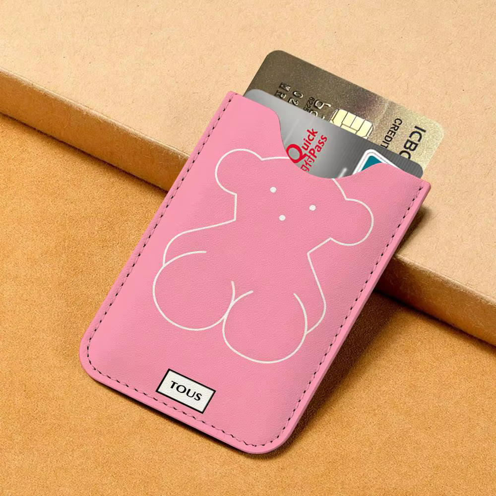 Porte-cartes de luxe en cuir de vachette rétro T-Tous, nouvelle collection, pour homme/femme