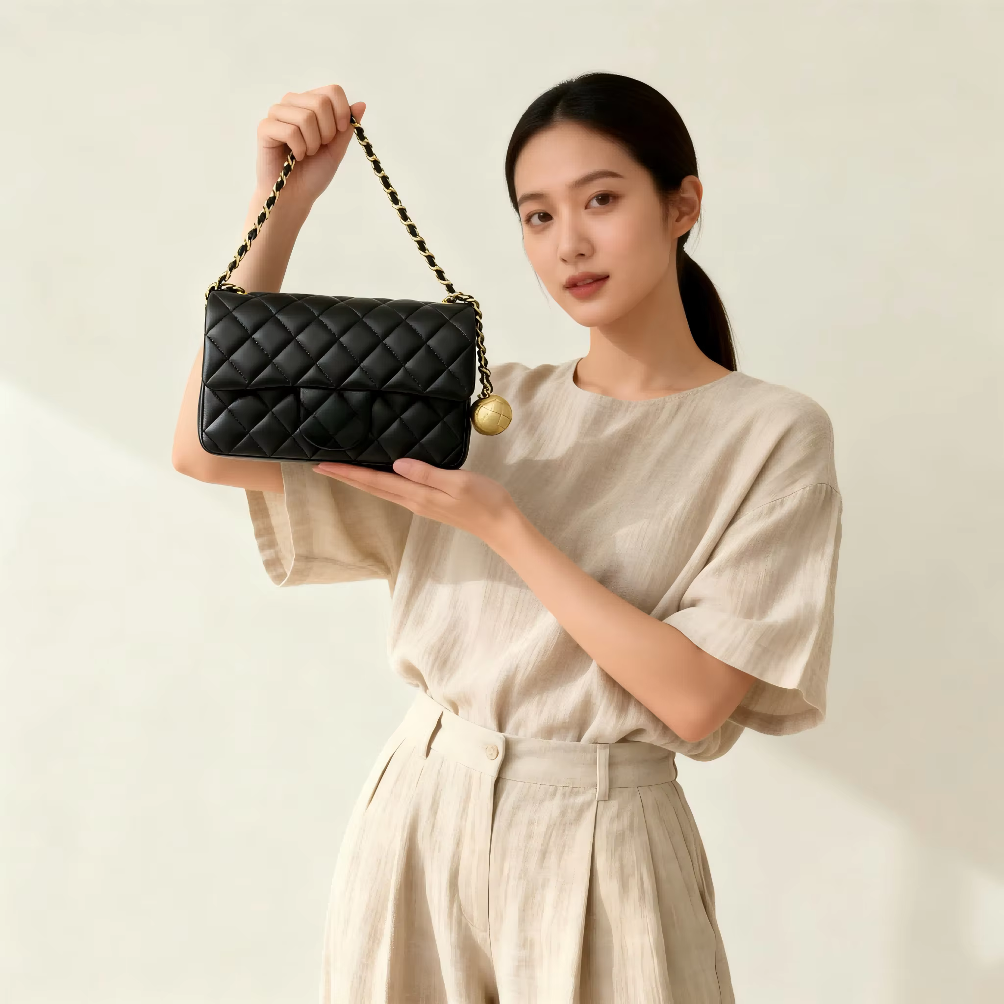 Sac à bandoulière à chaîne pour femme, sac à main mignon pour tous les jours, parfait pour les rende