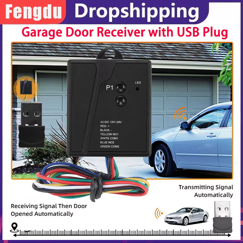 Récepteur d'ouverture de porte de Garage avec Port USB Bluetooth 2.4G, système d'automatisation de c