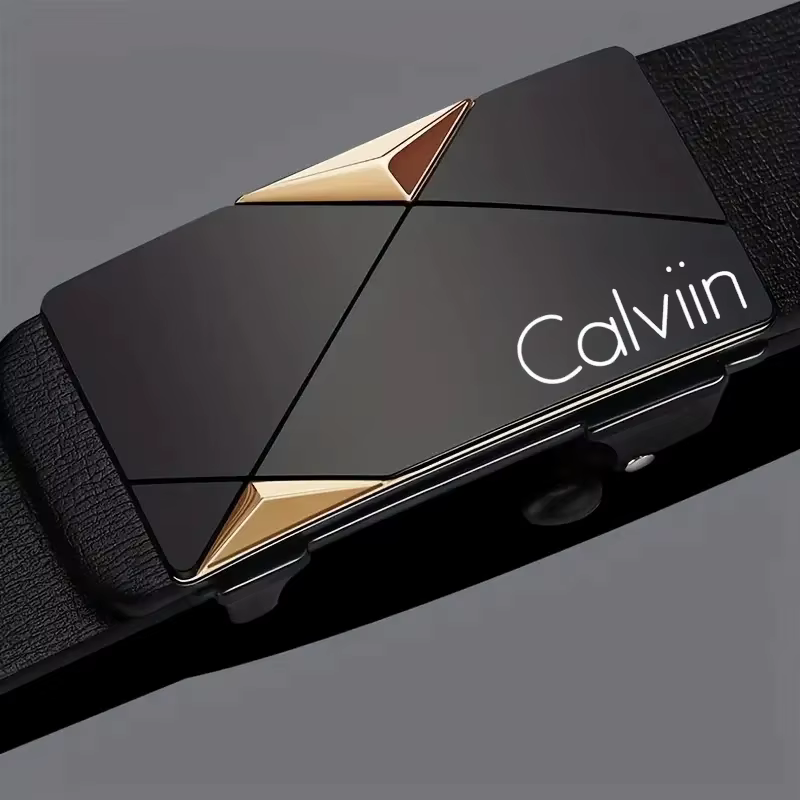 Ceinture élégante en cuir PU pour hommes – Ceintures à la mode pour la vie quotidienne, les loisirs,