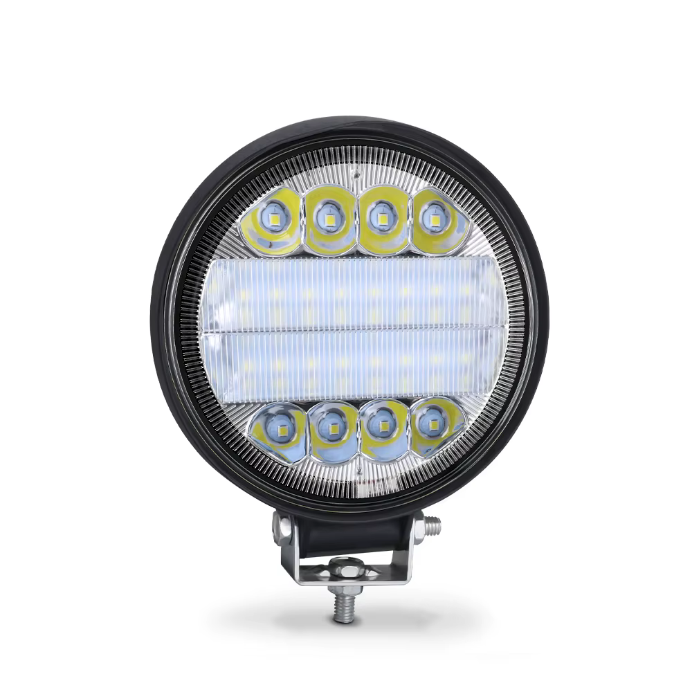 Feux de travail LED 4x4 72W 24LED, feux antibrouillard pour tracteur, barre lumineuse haute puissanc