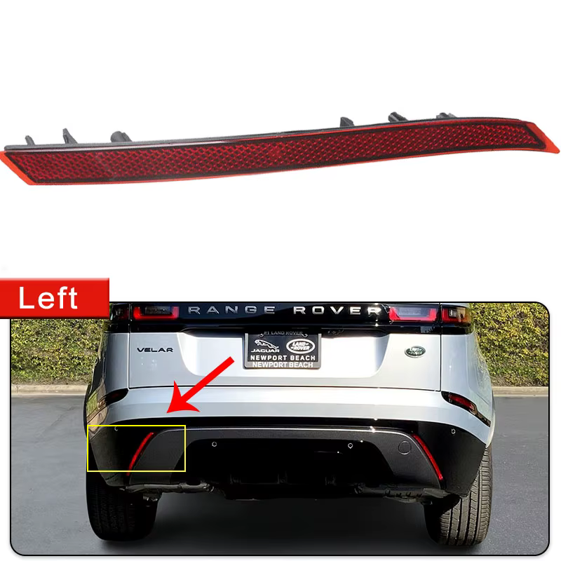 2 réflecteurs de pare-chocs arrière pour Range Rover Velar L560, 2017 ~ 2023, LR093436, LR093435, fe