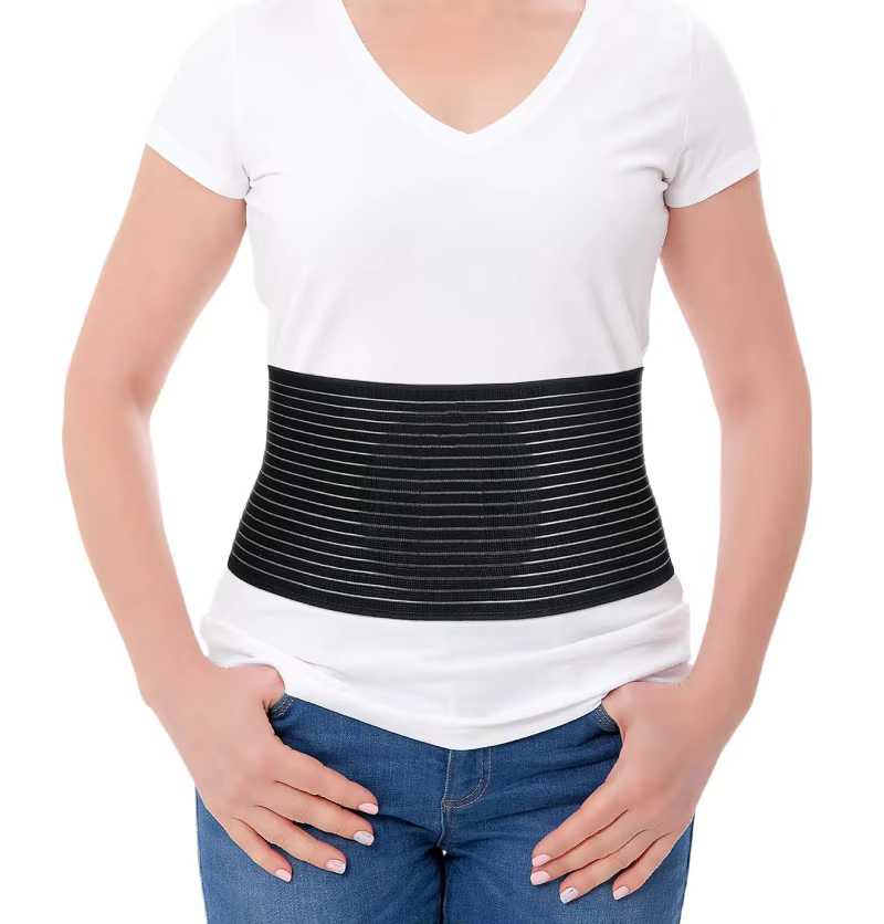 Ceinture de hernie ombilicale, liant abdominal avec coussin de support de hernie, nombril, ventral, 