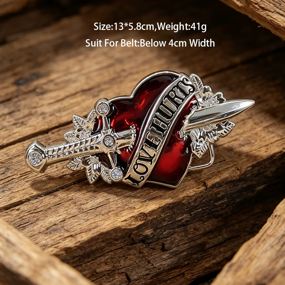 BuckleClub – boucle de ceinture rétro Punk en alliage de zinc, avec crâne en relief, antique, pour h