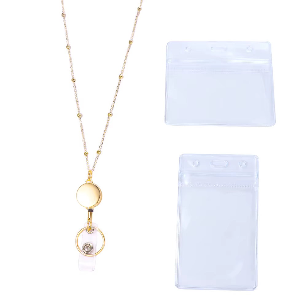 Clips fournitures de bureau porte-Badge étanche collier porte-Badge rétractable bobine lanière avec 