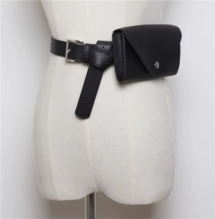 Sac banane en cuir PU vintage pour femme, sacs de messager, ceinture féminine, poudres de téléphone,