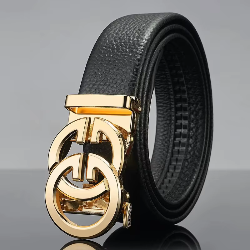 Ceinture de jeans automatique pour hommes, marque de créateur de luxe, mode, matériau de haute quali