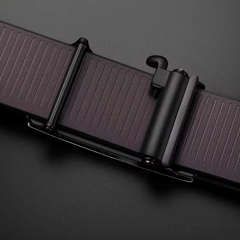 Ceinture élégante en cuir PU pour hommes – Ceintures à la mode pour la vie quotidienne, les loisirs,