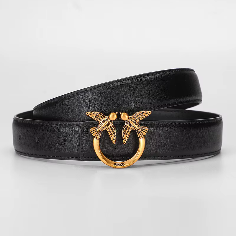 Nouvelle ceinture Pinko pour femme 2026 – Accessoire de mode luxueux et minimaliste avec perles, idé