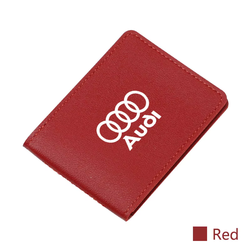 Couverture de permis de conduire de voiture Ultra-mince, porte-carte de crédit pour Audi Sline A1 A3