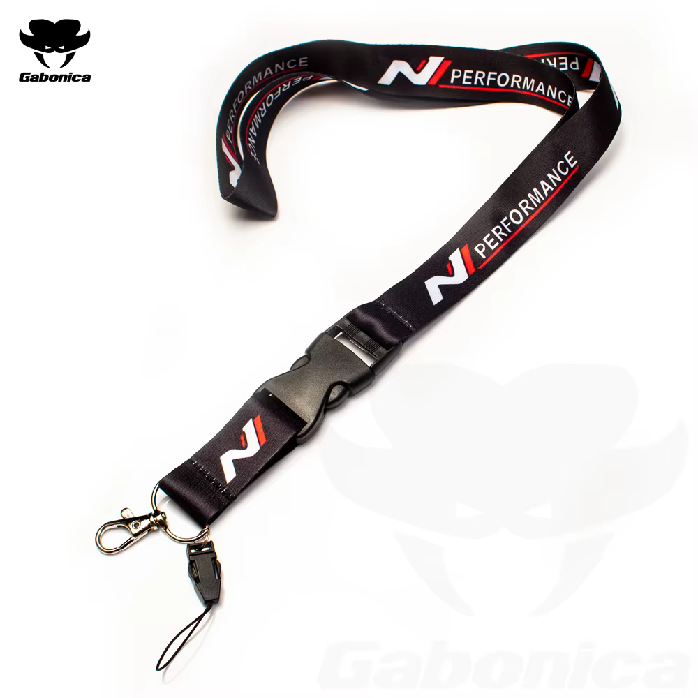 Lanière pour porte-clés de voiture, sangles de cou, porte-clés de voiture pour Hyundai N Performance