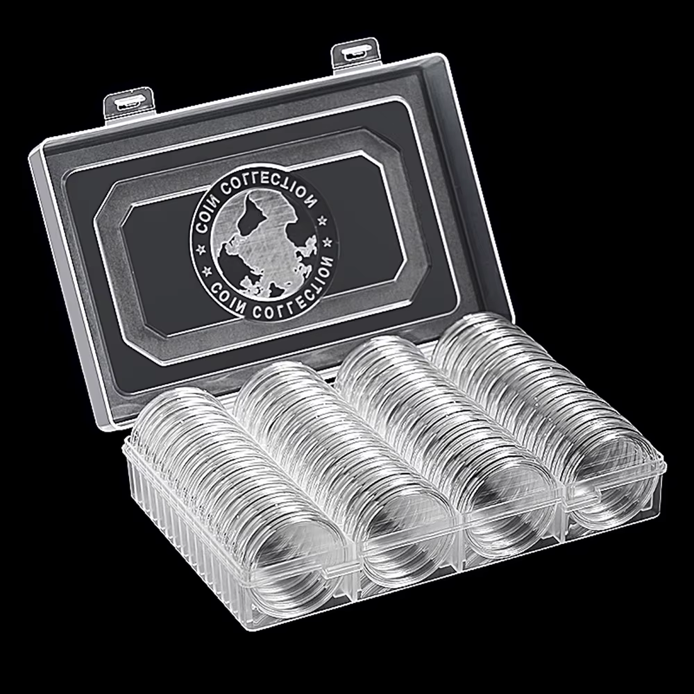 Boîte de collecte pour pièces de monnaie, porte-monnaie, capsules de stockage, boîtes de protection,