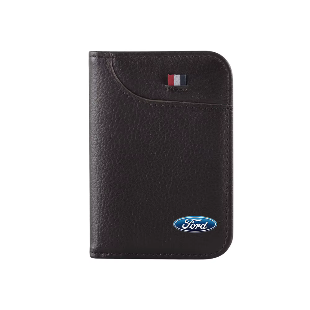 Porte-carte d'identité et permis de conduire portable pour voiture, sac de rangement, portefeuille e