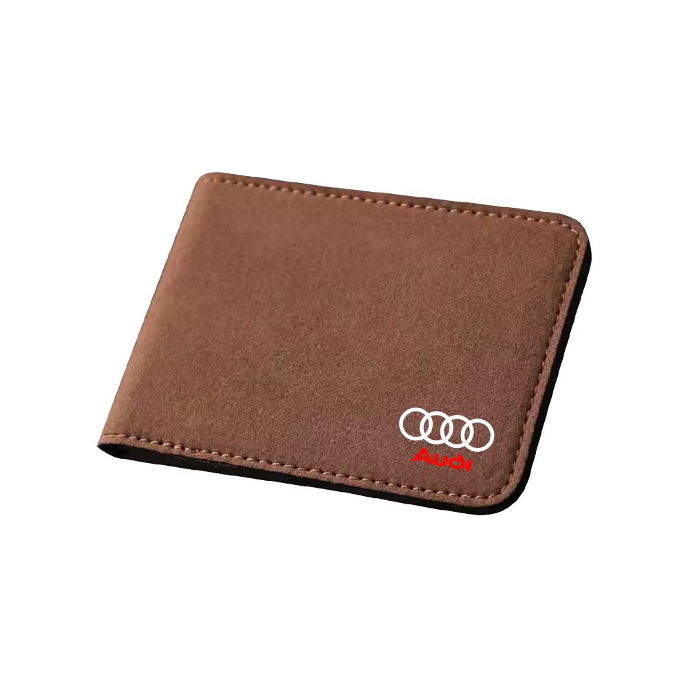 Portefeuille de rangement pour permis de conduire et cartes d'identité, avec logo de style automobil