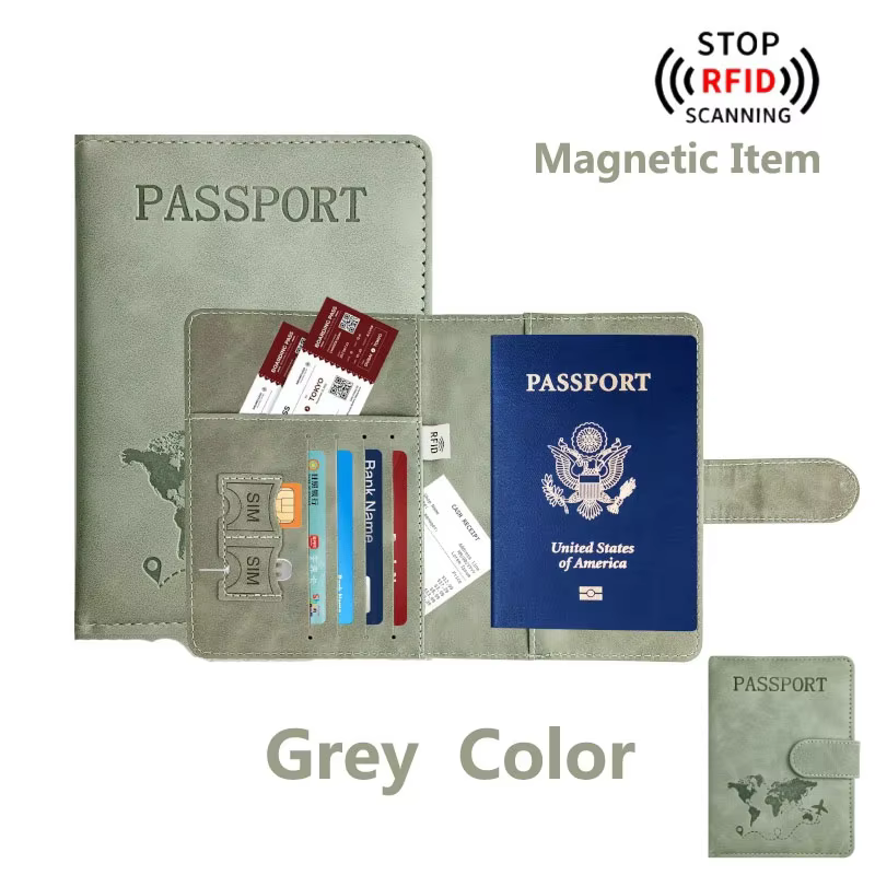 Porte-passeport pour voyage Essentials, étui portefeuille pour accessoires de voyage, porte-livres d