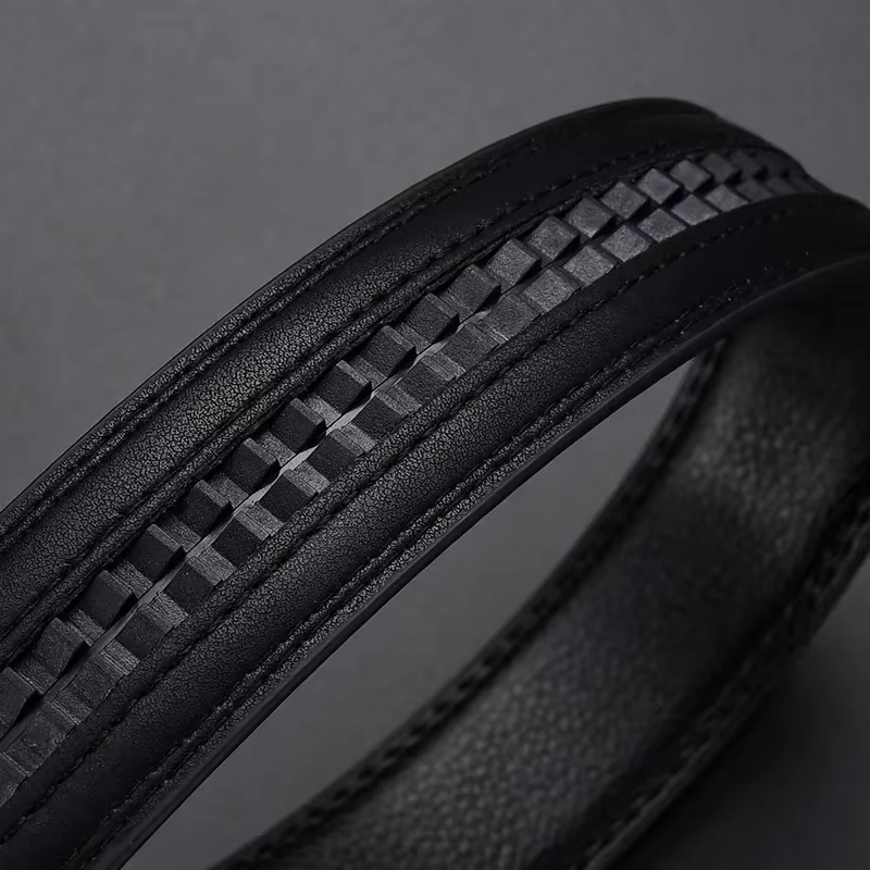 Ceinture à clic pour hommes, marque de luxe de styliste, ceintures en cuir véritable pour jeans, bou