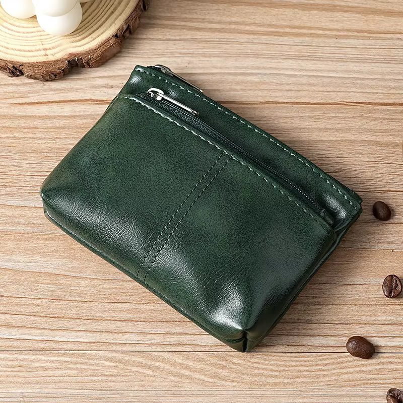 Femmes hommes porte-monnaie hommes petit sac portefeuille changement sacs à main fermeture éclair sa