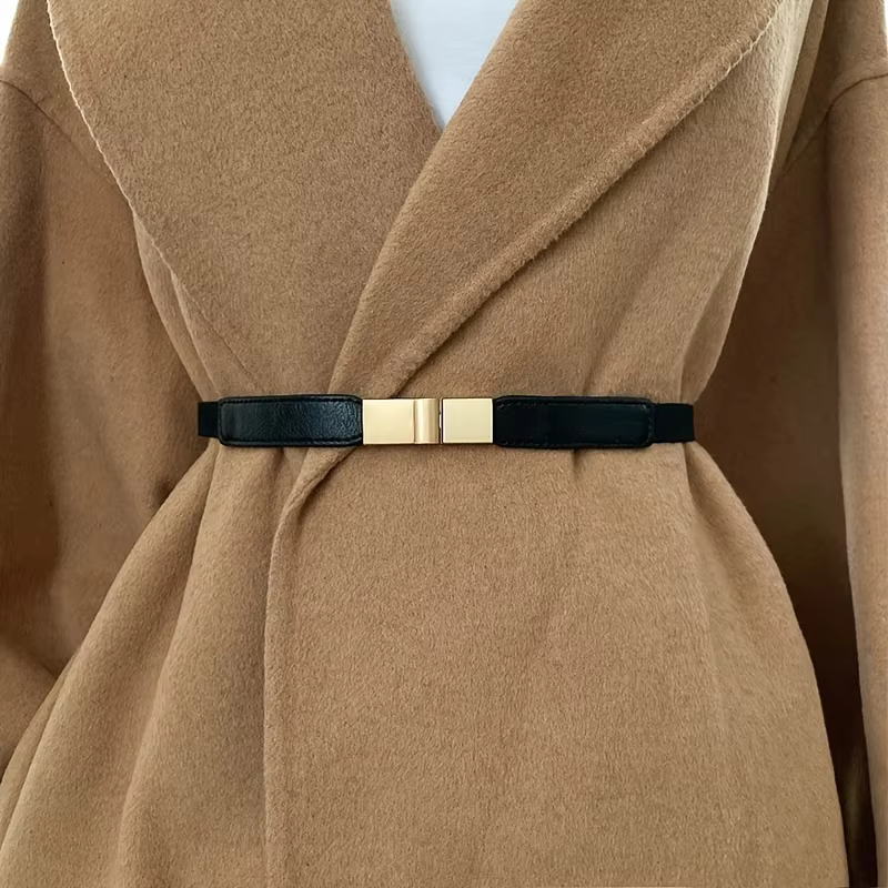 Ceinture fine élastique pour filles, décoration, mode, robe, jupe