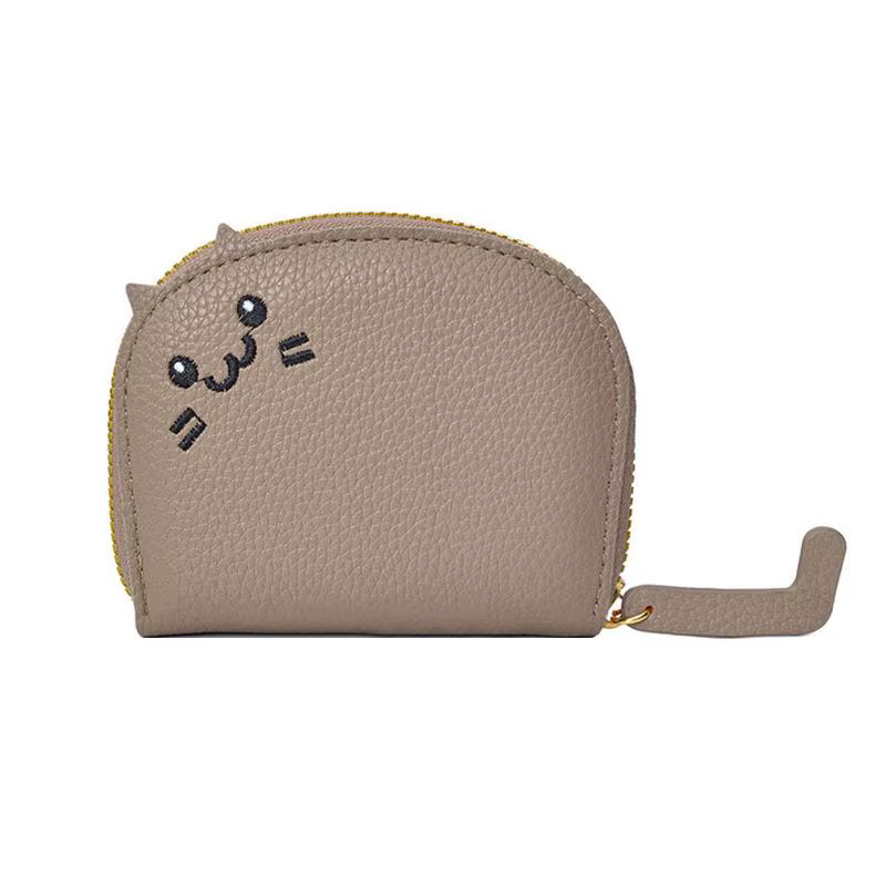 Portefeuille porte-cartes en cuir PU pour femmes et filles, porte-monnaie pour cartes de crédit, Min