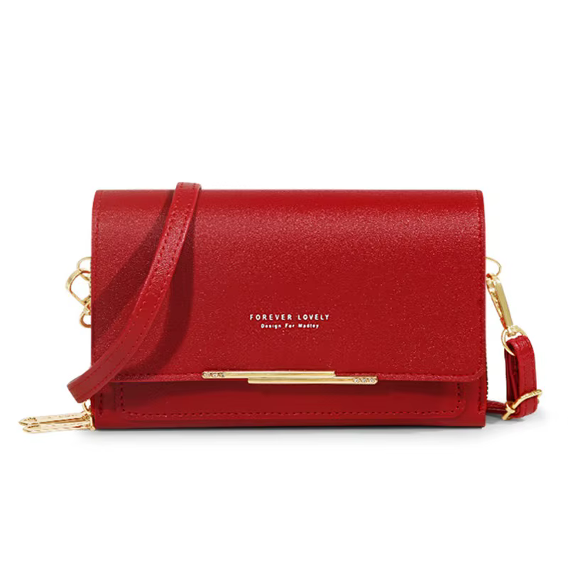 Portefeuille coréen pour femmes, sac à main multi-cartes, grande capacité, sac à bandoulière décontr