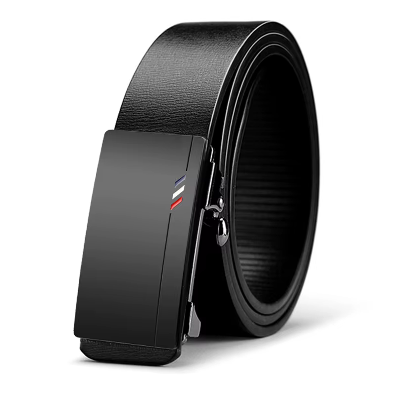 Ceinture décontractée de haute qualité pour hommes, sans dents, structure automatique, adaptée aux o
