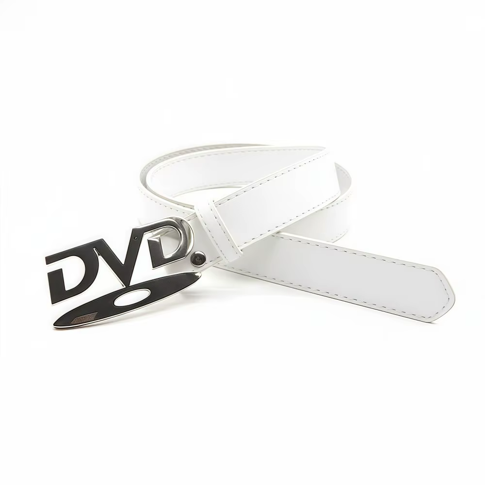 Conception nostalgique boucle anglaise ceinture DVD polyvalent Design de mode ceinture pour femmes d