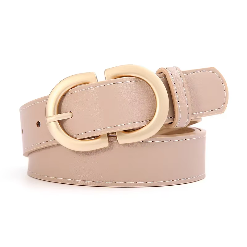 Ceinture unie pour femme, style coréen, décontractée et polyvalente, ceinture décorative tendance po