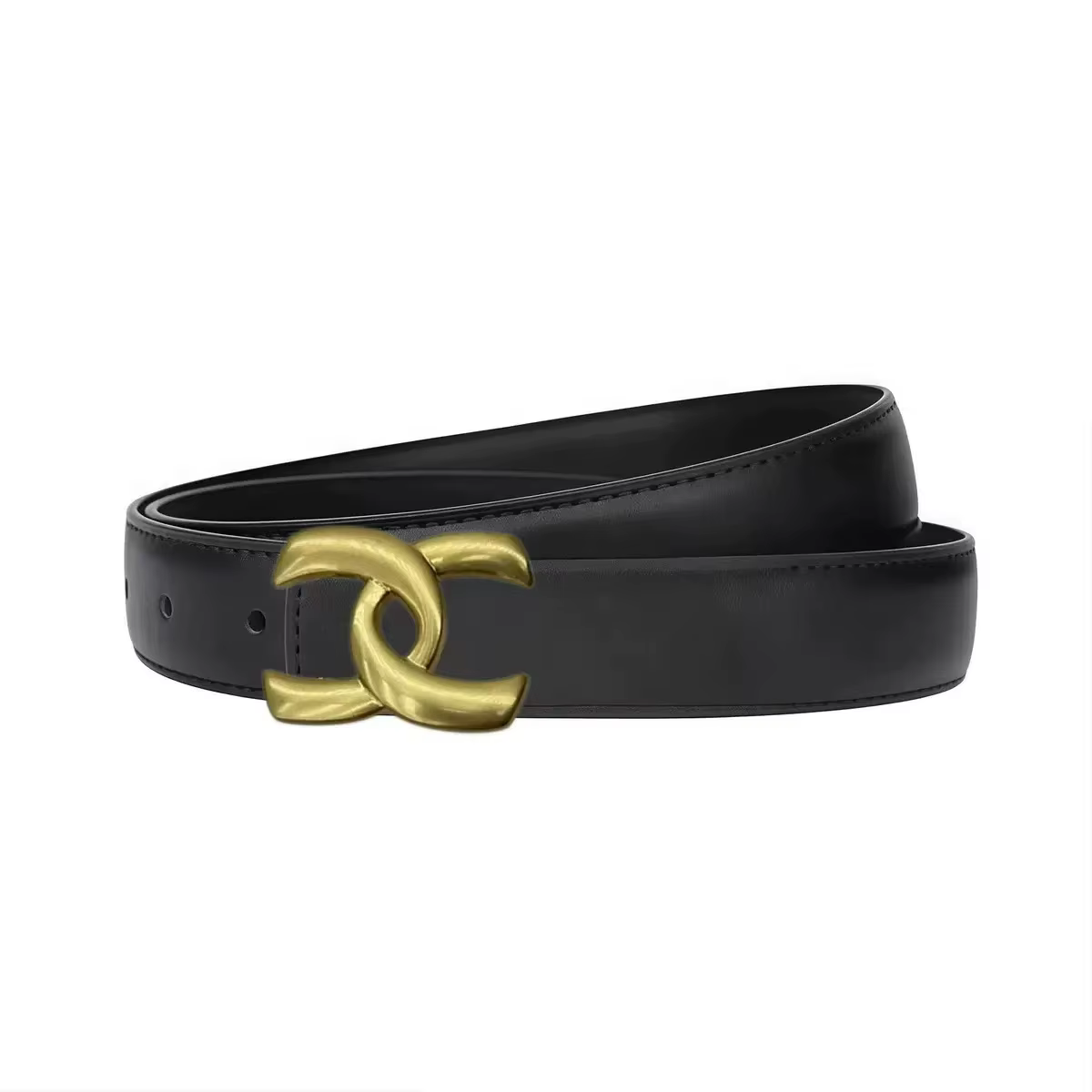 Ceinture en cuir de luxe pour femme avec boucle en alliage de créateur, idéale pour jeans, pantalons