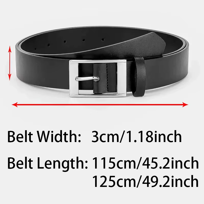 Nouvelle ceinture de luxe pour hommes ceinture en cuir PU boucle ardillon en métal de haute qualité 