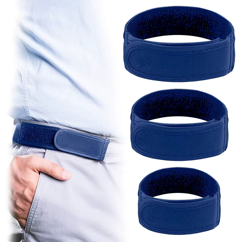 Ceinture élastique unisexe sans boucle, pratique et polyvalente, à usage décontracté, avec ceinture