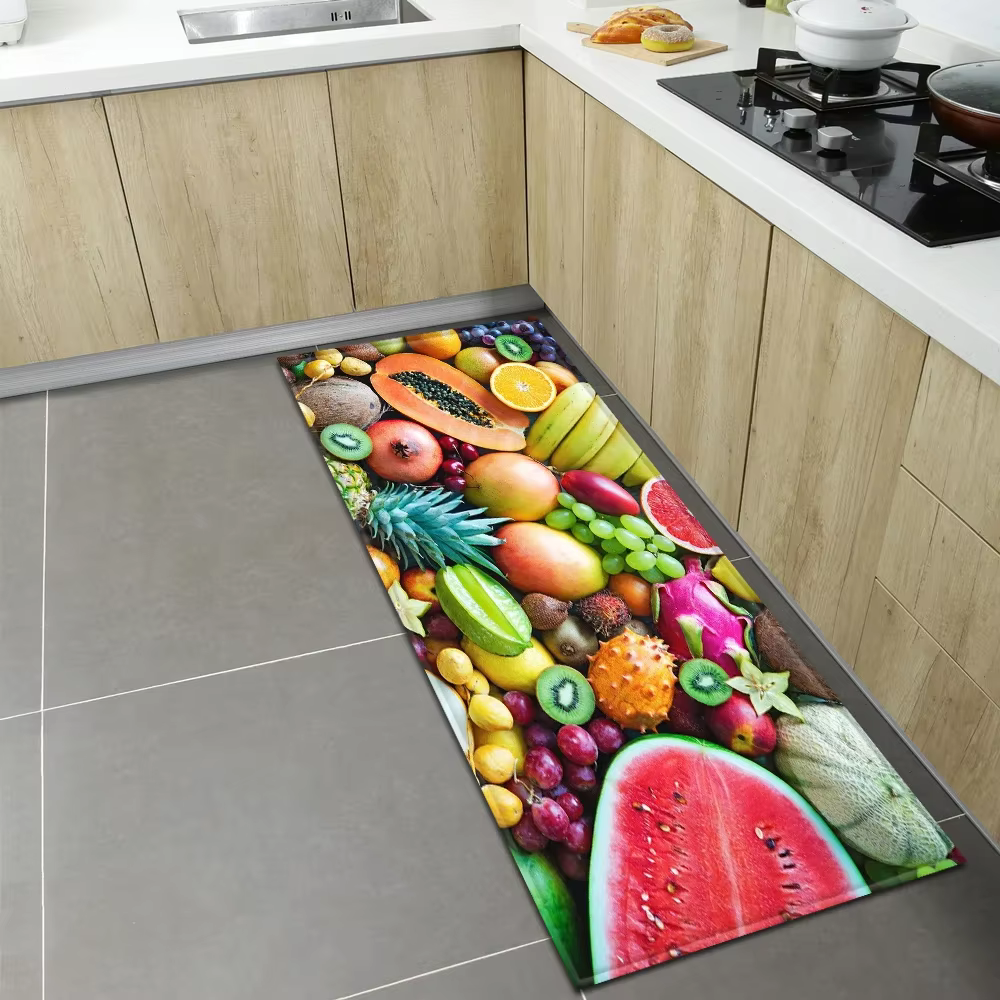 Polymères à motif de fruits pour chambre d'enfant, salon, couloir, HONon-ALD LEA, cuisine, maison, d