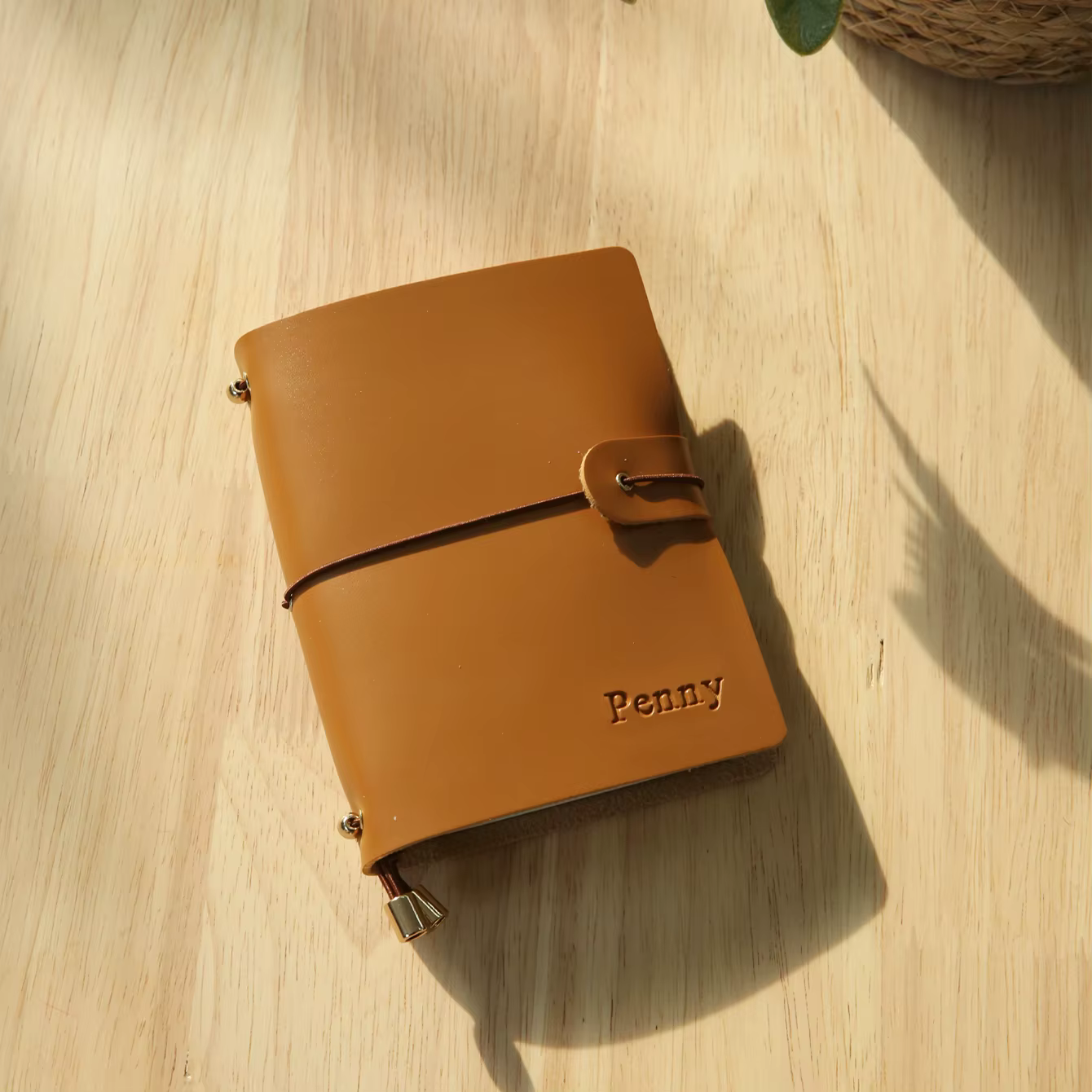 Porte-passeport en cuir personnalisé avec nom gravé, carnet créatif A7, porte-cartes, bloc-notes de