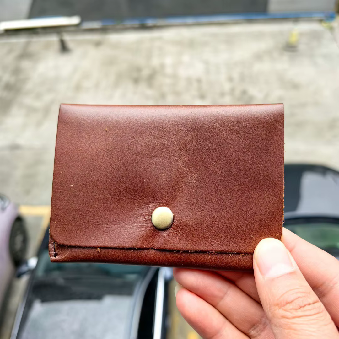 Portefeuille en cuir véritable pour hommes, Vintage, 100% cuir de vache véritable, court, petit, Min