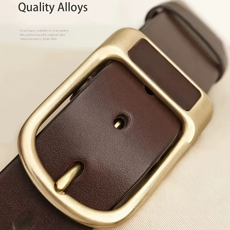 Ceinture décontractée à la mode pour hommes, Style Coboy, boucle ardillon, jean rétro, ceinture d'af