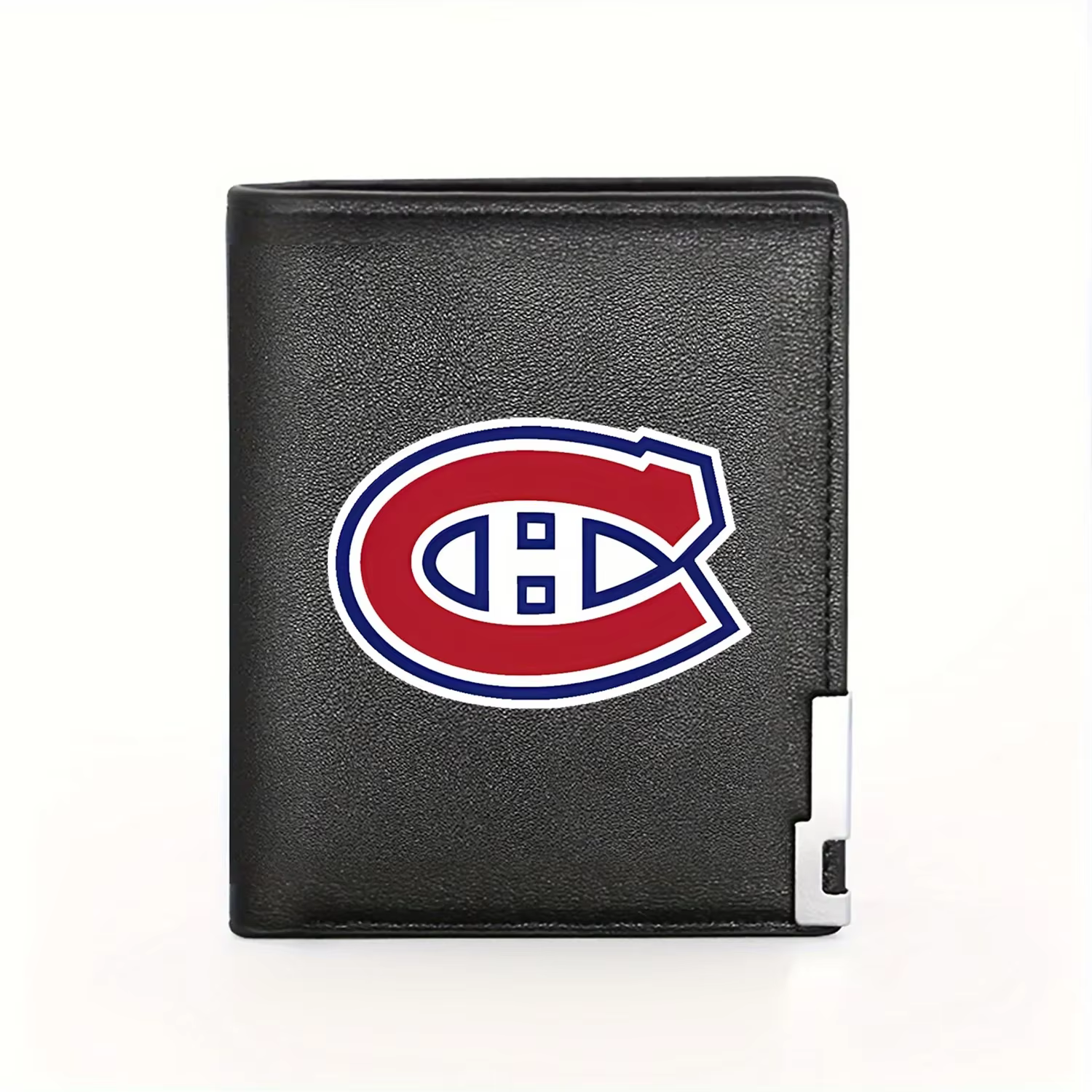 Portefeuille avec Logo de l'équipe de Hockey des Canadiens de Montréal pour hommes d'affaires décont