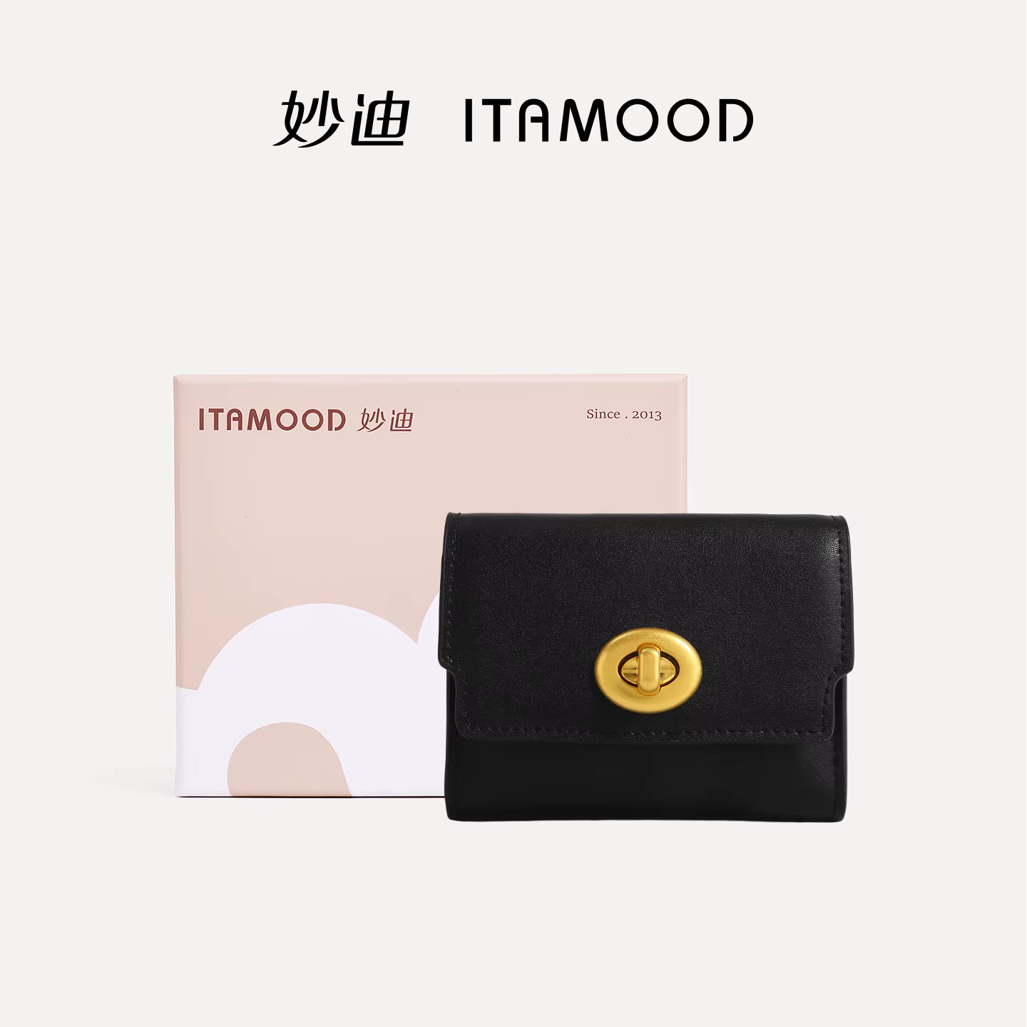 ITAMOOD – portefeuille rouge pour femmes, portefeuille Vintage en cuir de vache, sac porte-bonheur,
