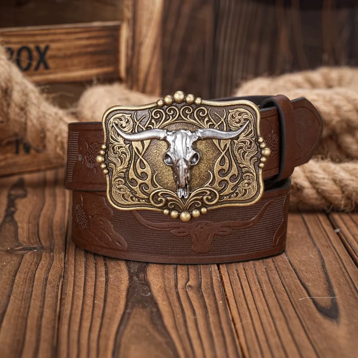 Ceinture Western pour Jeans pour Hommes et Femmes, Cowboy, Cowgirl, Country Belt, Pantalon, Cadeau d